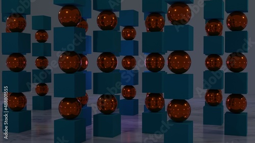 background with lamps