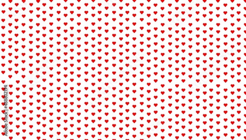 red heart pattern love polka dots 