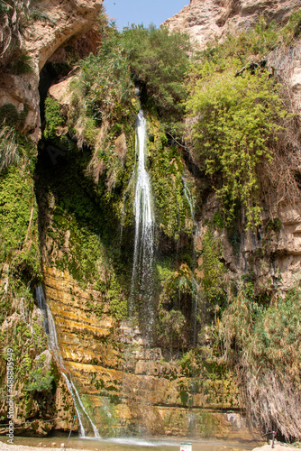 The national park Ein Gedi, Israel