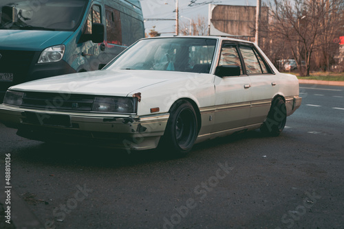 old japanese car, vintage car
