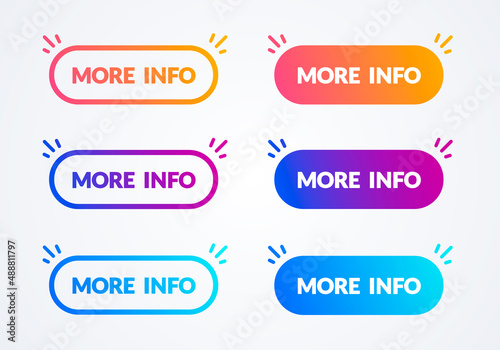 Colorful More Info Button Set