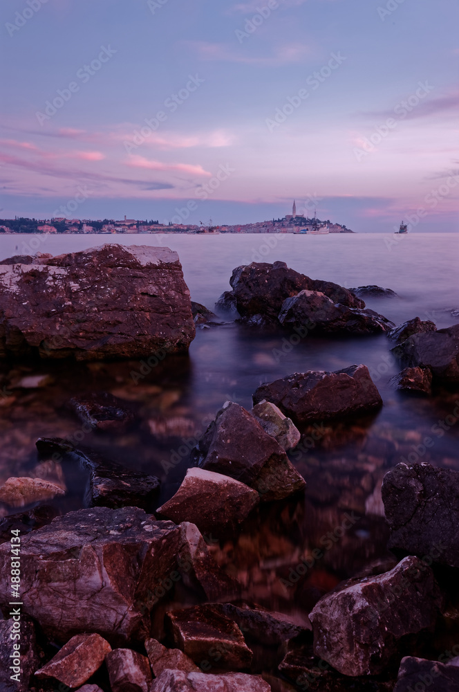 Rocks on the coast of Croatian