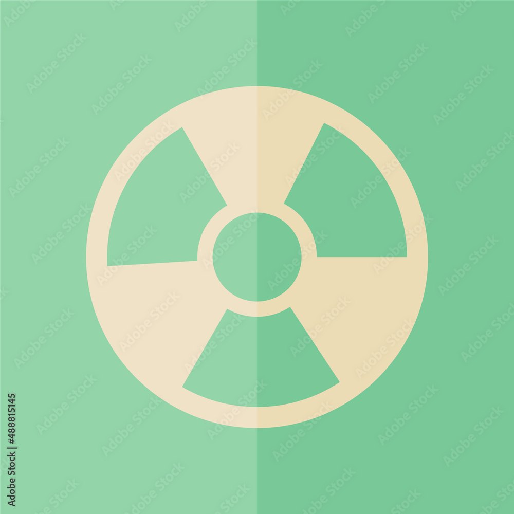 medical icon. flat icon. retro style. hazardous material icon. chemical icon