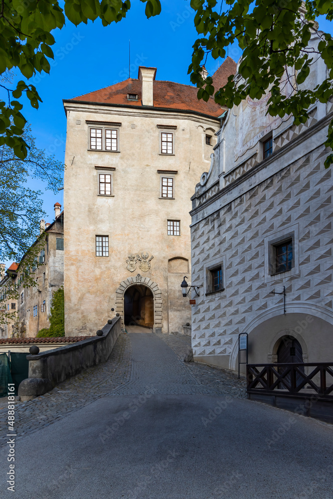 Cesky Krumlov catle, UNESCO site, Southern Bohemia, Czech Republic