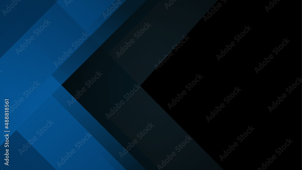 Abstract blue geometric background. Minimal style. Design template for ...