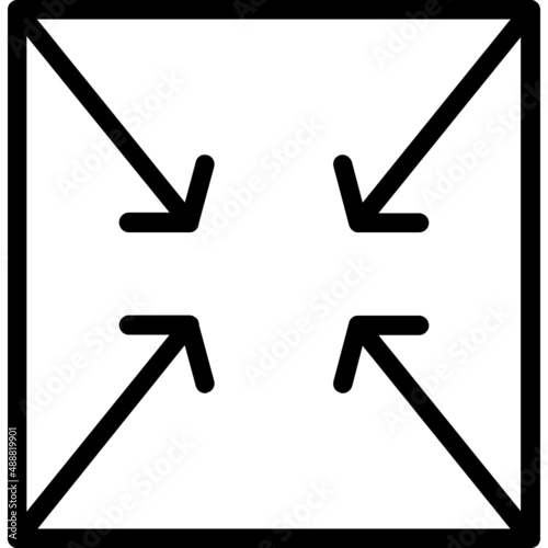 Compress Arrows Alt Icon
