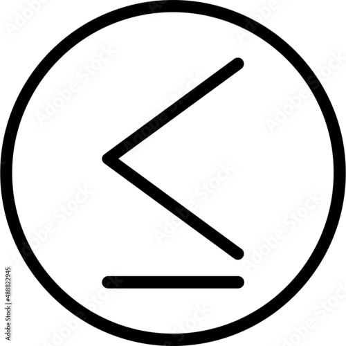 Less Than Icon