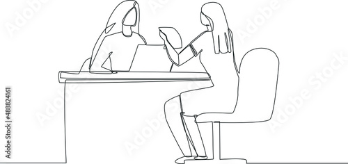 A customer is submitting a complaint to customer service to check the problem, costumer service, agent support icon on the web, mobile app, business card etc. Vector illustration.