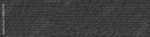 Wallpaper Mural School board with chemical formulas.Background in chemistry .Letters and numbers .Vector , illustration. Torontodigital.ca