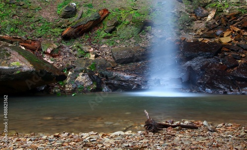 Yahoo falls on Daniel Boone national forest in southern Kentucky photo