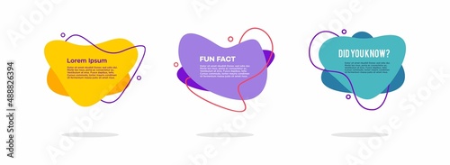 Modern set of abstract banners. Vector bright template banners. Template for web ,print design and social media post