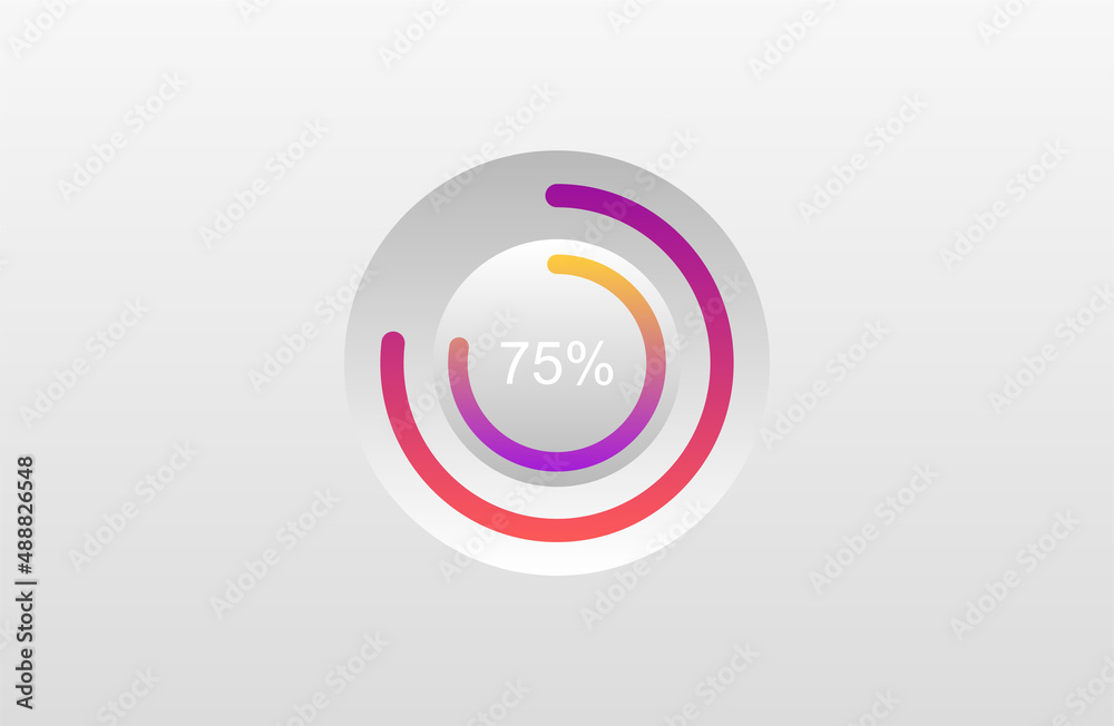 Modern infographic with template and chart statistics. Modern infographic with template and chart statistics.
