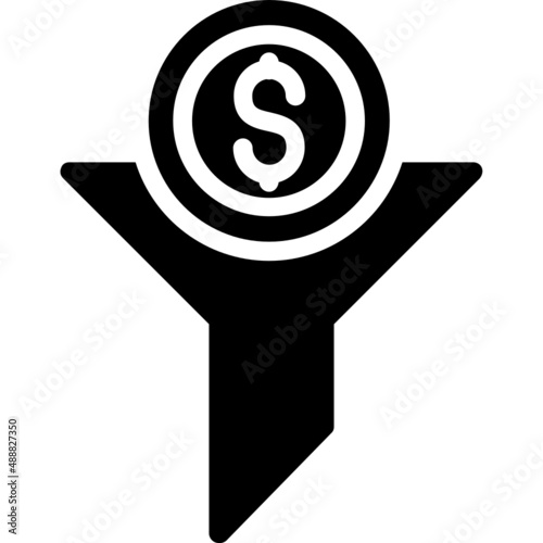 Funnel Dollar Icon