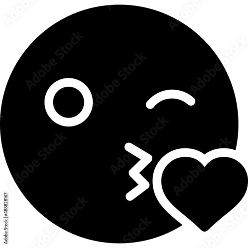 Kiss Wink Heart Icon
