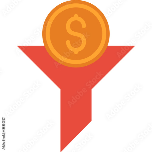 Funnel Dollar Icon