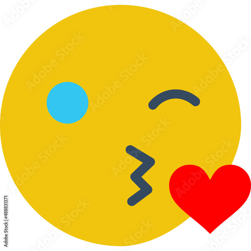 Kiss Wink Heart Icon