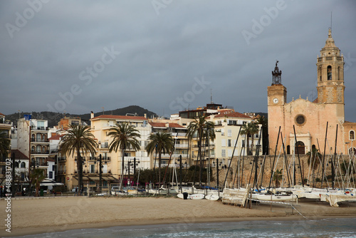 Sitges view, Catalonia, Spain