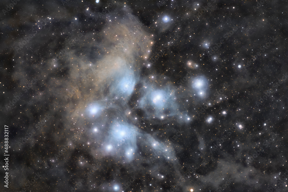 Naklejka premium Light of the Pleiades