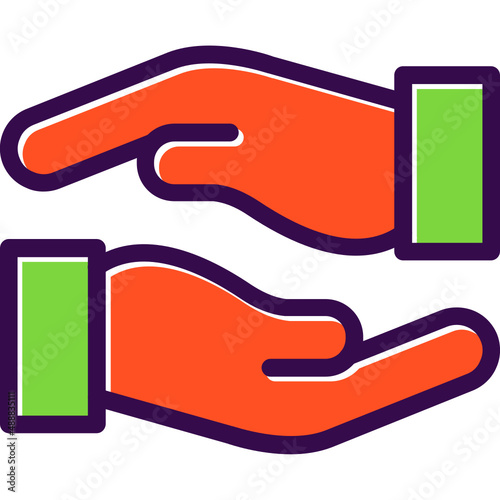 Hands Helping Icon
