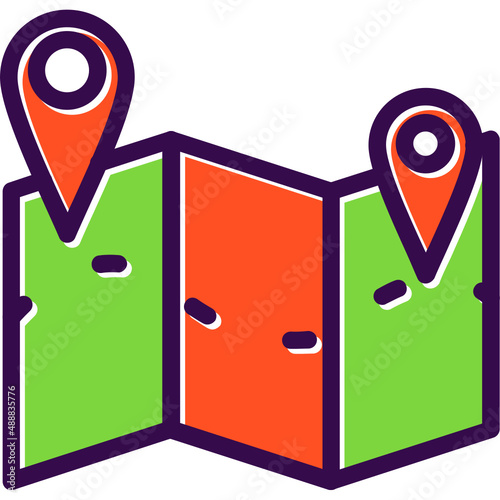 Map Marked Alt Icon