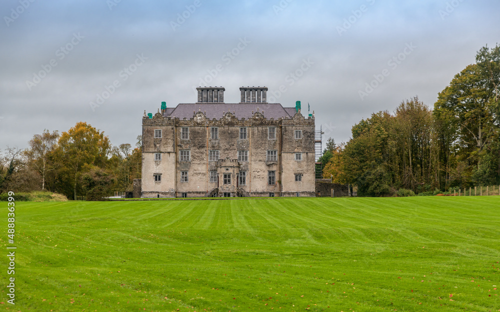 Landscape view with Portumna Castle County Galway Ireland