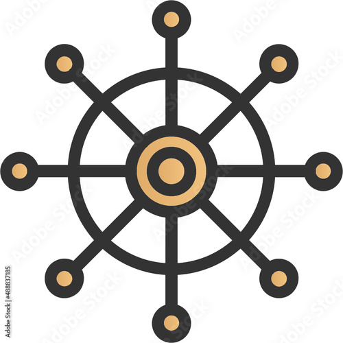 Dharmachakra Icon
