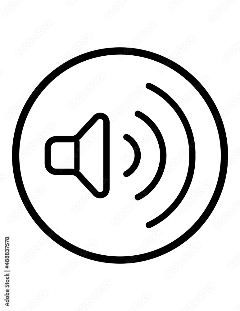 Speaker Flat Icon Isolated On White Background Speaker Flat Icon Isolated On White Background