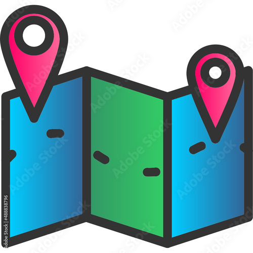 Map Marked Alt Icon