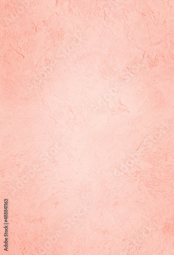 Overlay Concrete Cement Surface Serious Pink with Salmon Colors Surface Texture Background Wallpaper Rough Vintage Grungy Concept For Texture © lumata