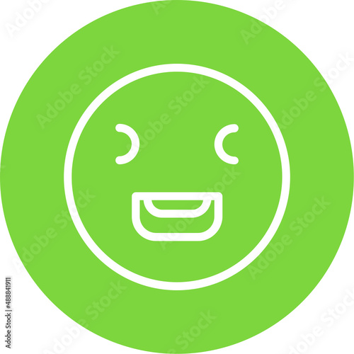 Laugh Squint Icon