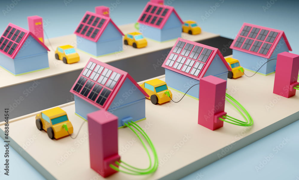 Photovoltaic charging smart stations with electric cars in a complex of ... Circuit Diagram