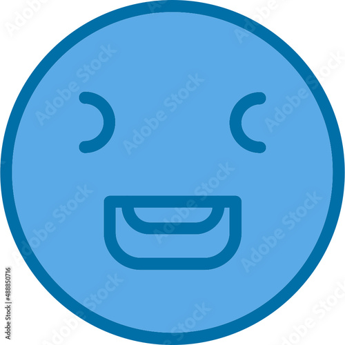 Laugh Squint Icon