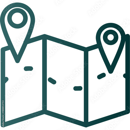 Map Marked Alt Icon