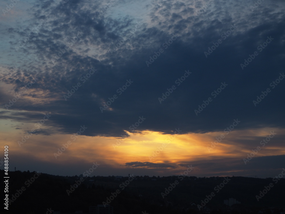 sunset in the sky sunset in the sky