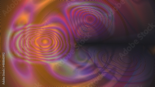 Glitch distorted geometric background . Modern art design . Noise destroyed glitched poster . Trendy defect error background with speed lines . Glitched artwork  .Hologram effect .vector 