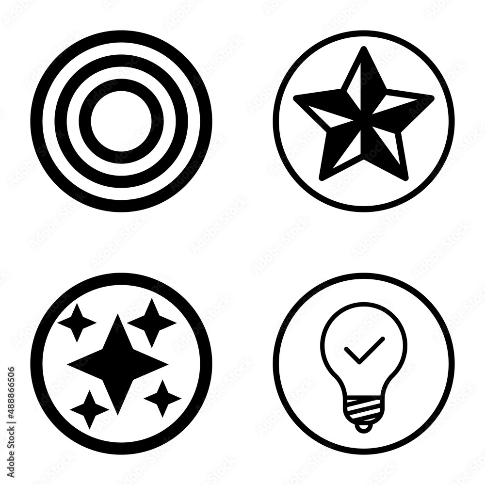 Circles1-2 Flat Icon Set Isolated On White Background Circles1-2 Flat Icon Set Isolated On White Background