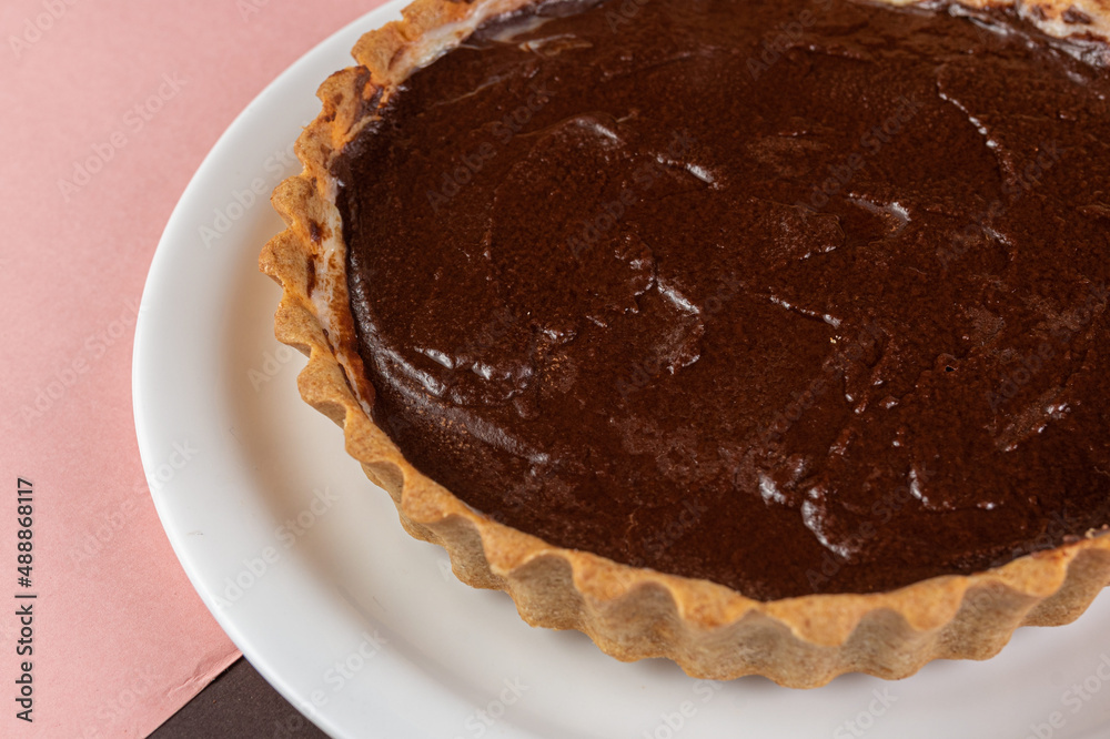 Alpino chocolate pie with dough Alpino chocolate pie with dough