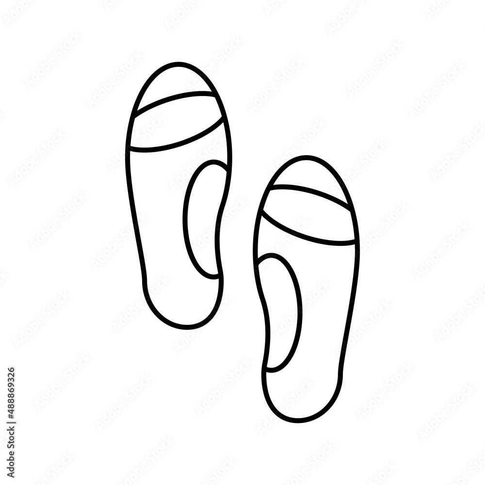 orthopedic insoles line icon vector illustration orthopedic insoles line icon vector illustration