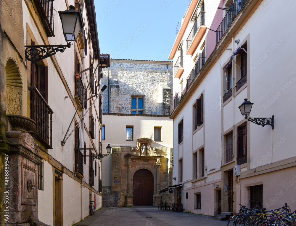Fototapeta premium Ruelle Donostia (San Sebastian) - Espagne
