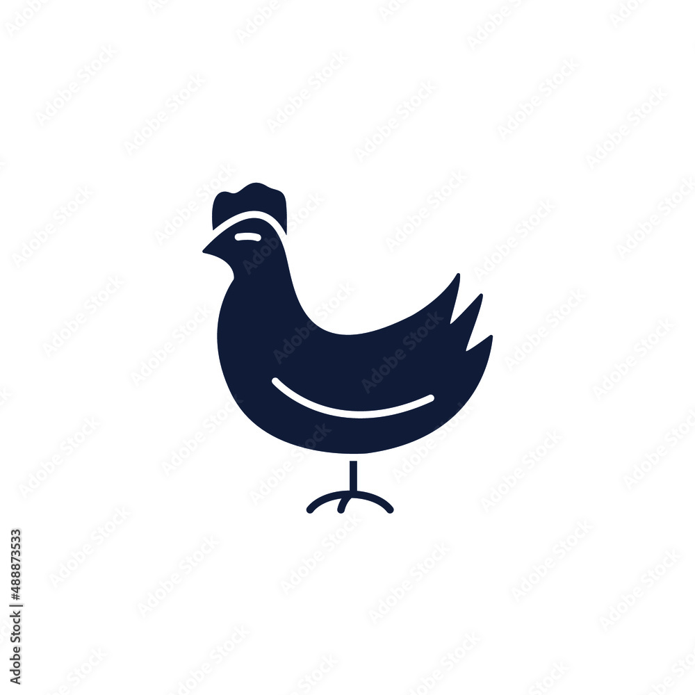 chicken icons symbol vector elements for infographic web chicken icons symbol vector elements for infographic web