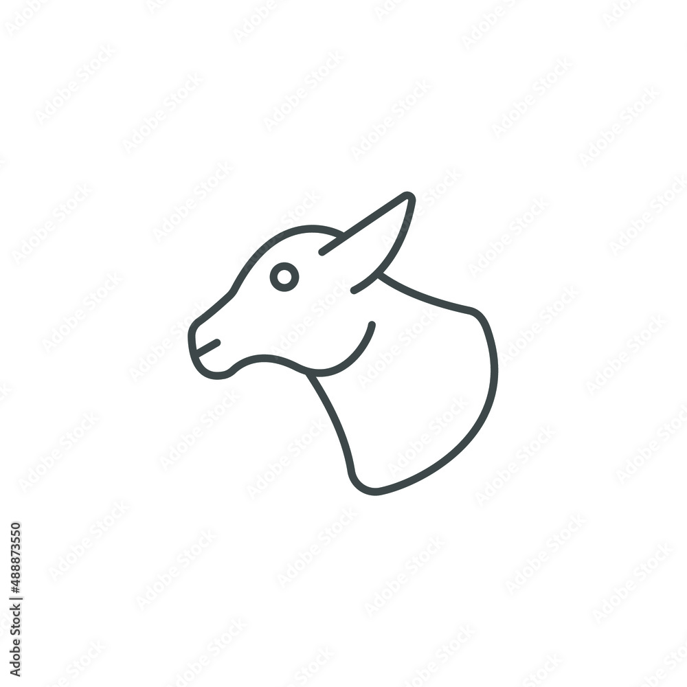 Cow icons symbol vector elements for infographic web Cow icons symbol vector elements for infographic web