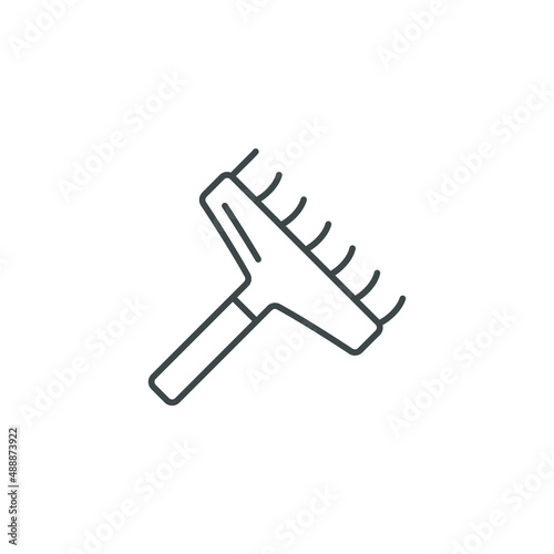  rake icons  symbol vector elements for infographic web © AHMAD