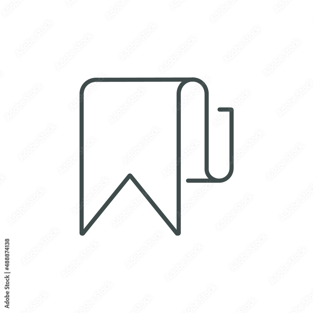 Bookmark icons symbol vector elements for infographic web Bookmark icons symbol vector elements for infographic web