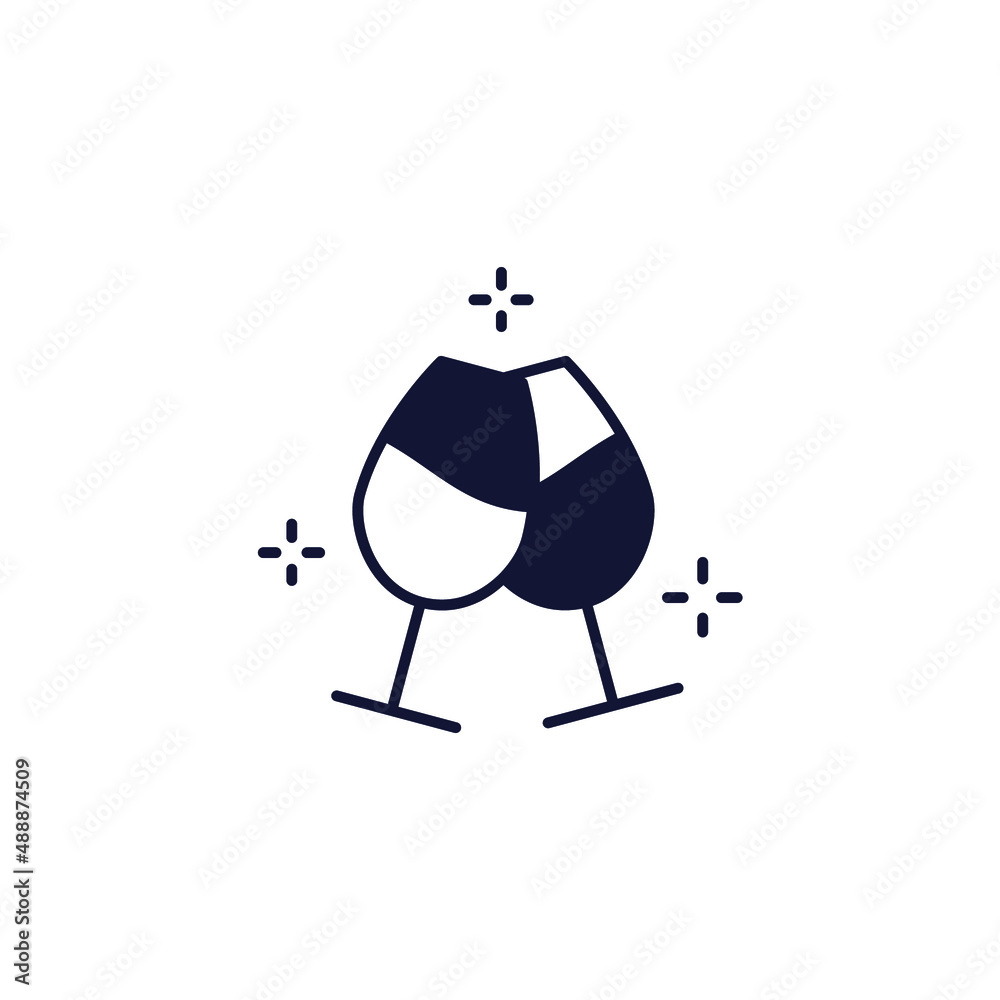 success celebration icons  symbol vector elements for infographic web