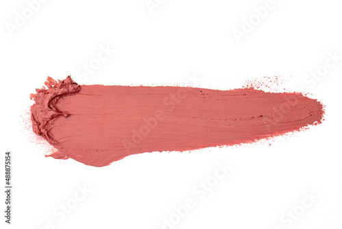Lip stick pink red orande smudge background texture- Image photo