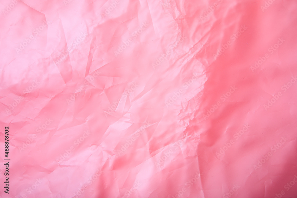 Crumpled recycle pink paper background - Pink paper crumpled texture - Image Crumpled recycle pink paper background - Pink paper crumpled texture - Image
