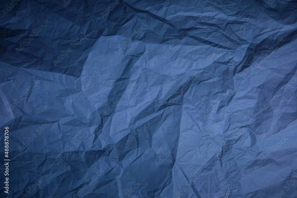 Crumpled recycle blue paper background - blue paper crumpled texture ...