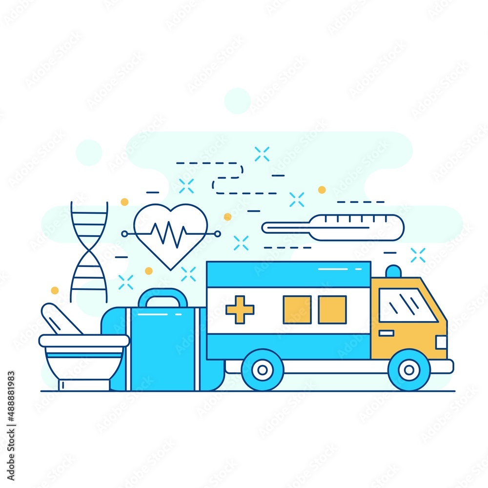 Medicine hospital concept website illustration design 1 Medicine hospital concept website illustration design 1