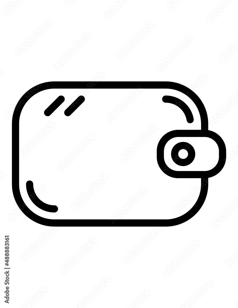 Wallet Flat Icon Isolated On White Background Wallet Flat Icon Isolated On White Background