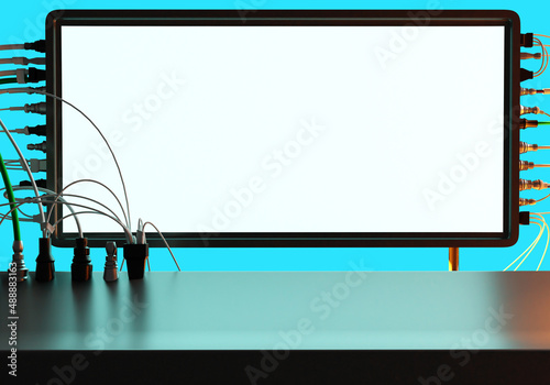 Mock up digital. Display wi...